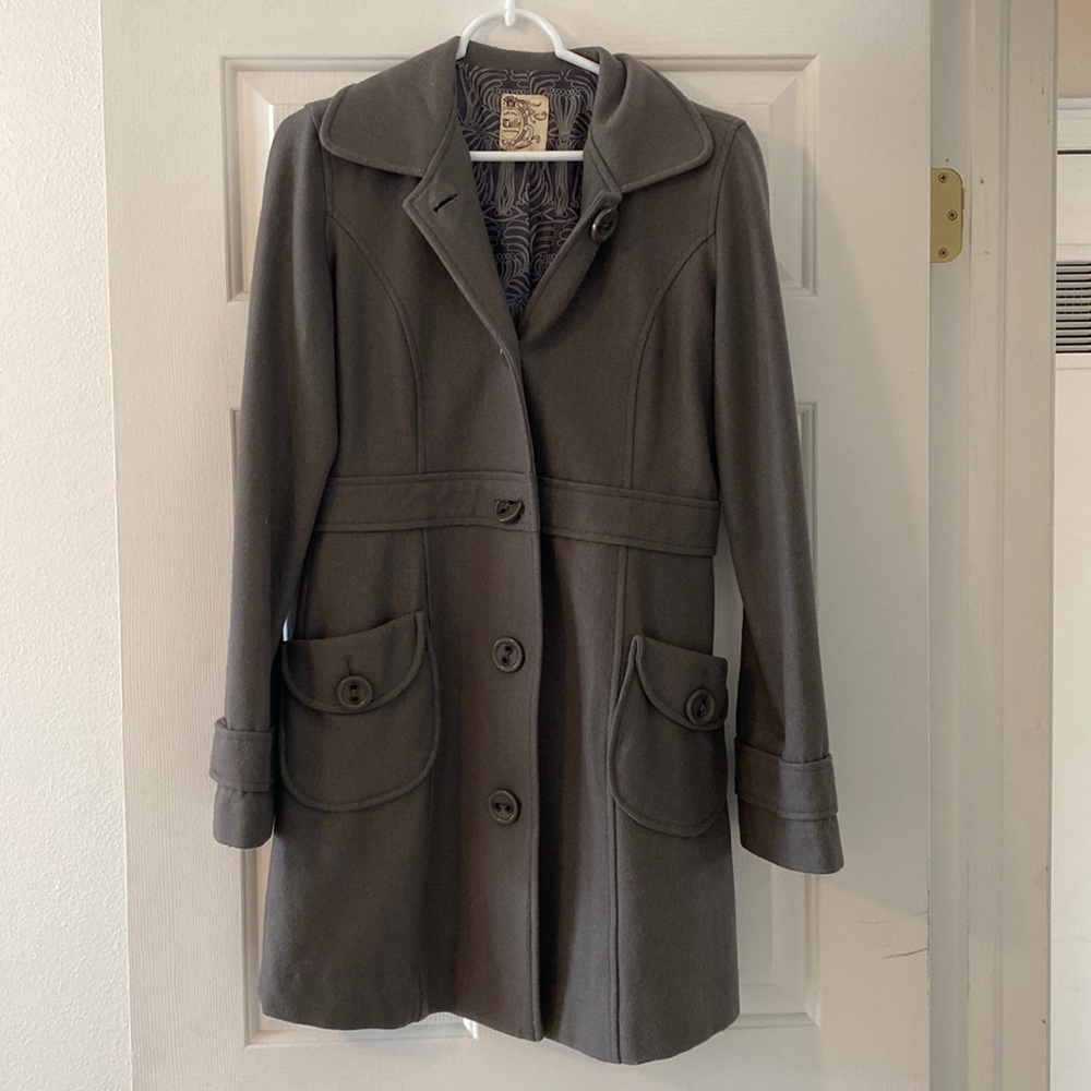 Tulle peacoat